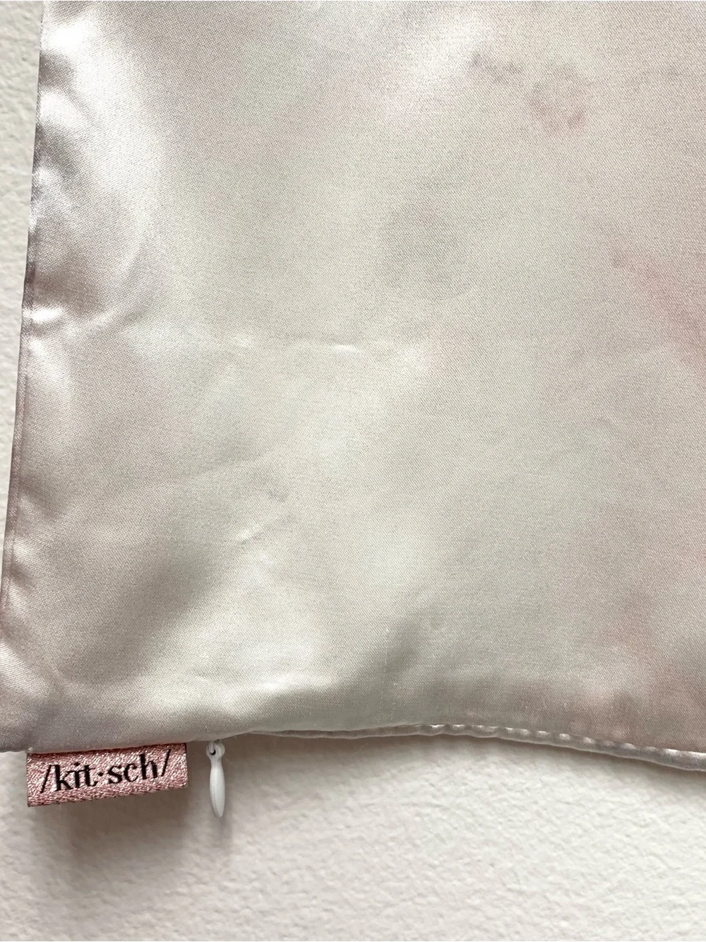 Kitsch Beauty Satin Pillowcase White Marble Standard Size Gentle on Skin & Hair